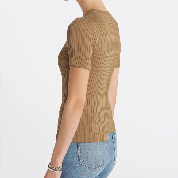 Pistola Tan Ribbed Short Sleeve Tee - Picture 3 of 7